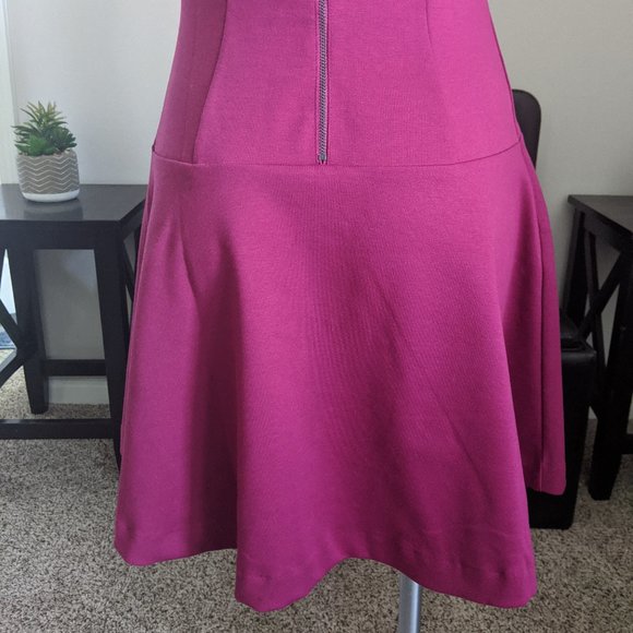 Free People ▪ Magenta Cha Cha Mini Skater Dress - Picture 8 of 10